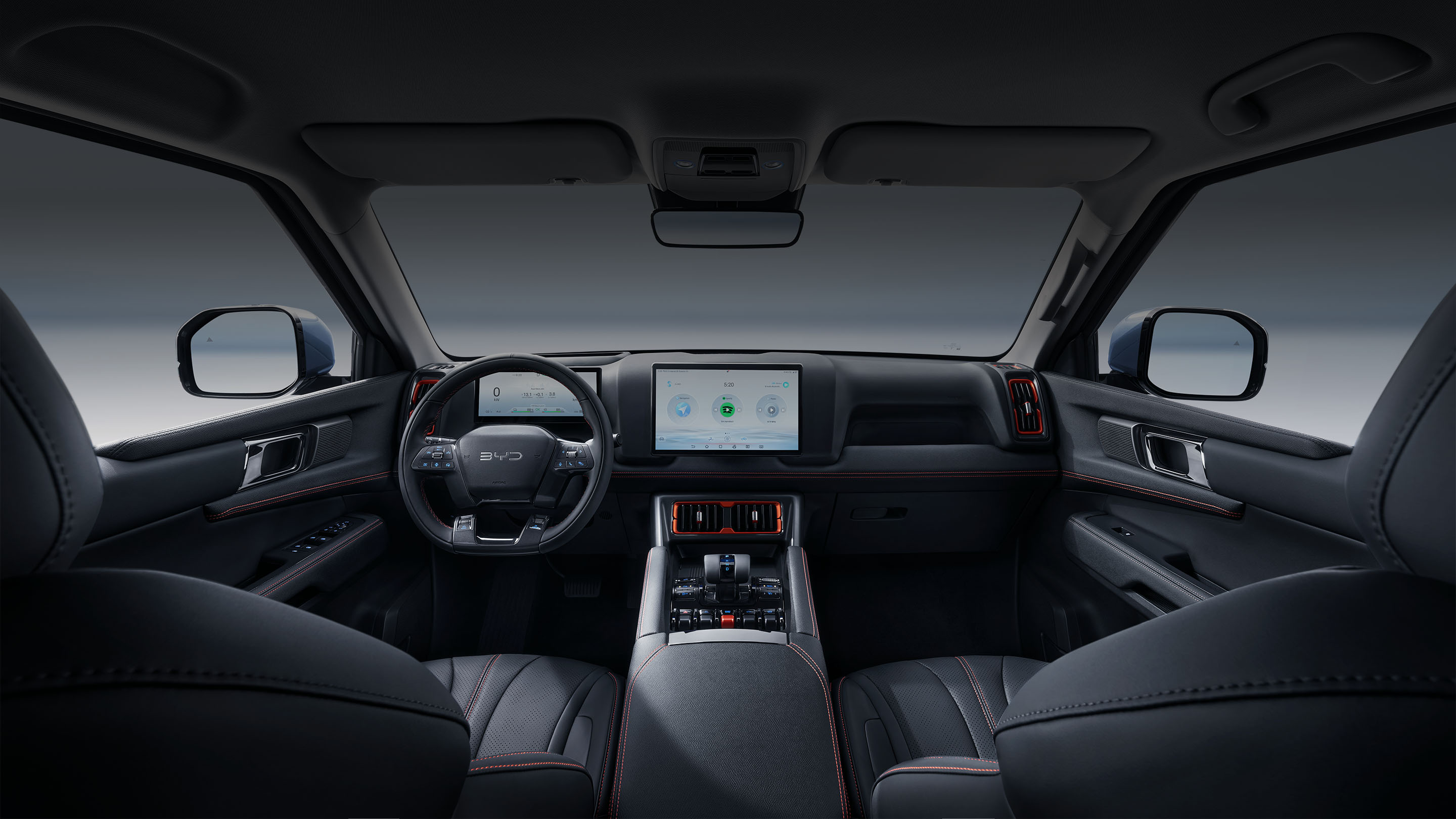 BYD Shark conforto da cabine